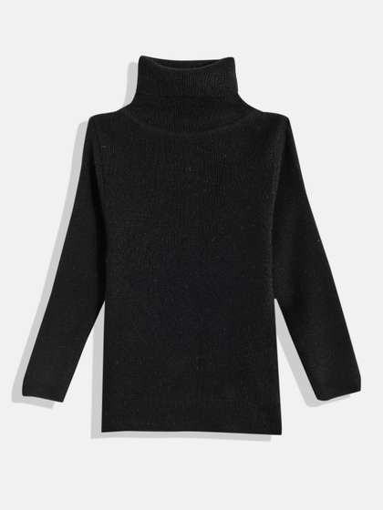 RVK Kids Turtle Neck
                    Ribbed Acrylic Pullover