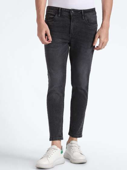 Flying Machine Men
                        Skinny Fit Light Fade Cropped Stretchable Jeans