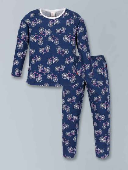 3PIN Girls Graphic
                          Printed T-shirt With Trousers