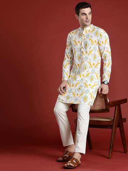 Anouk Ethnic Motifs
                        Printed Cotton Kurta