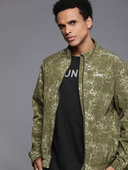 Hrx olive green jacket store
