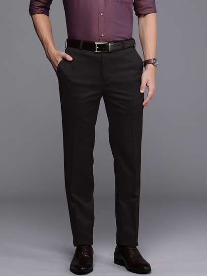 Raymond Men Mid-Rise
                        Slim Fit Formal Trousers