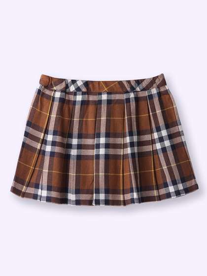 Beebay Girls Checked Skirt