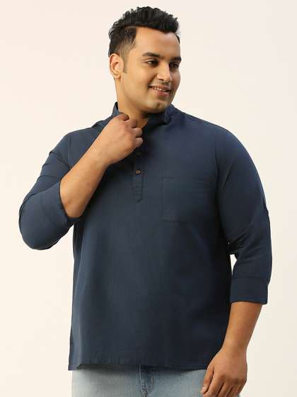 Sztori Plus Size Cotton Kurta