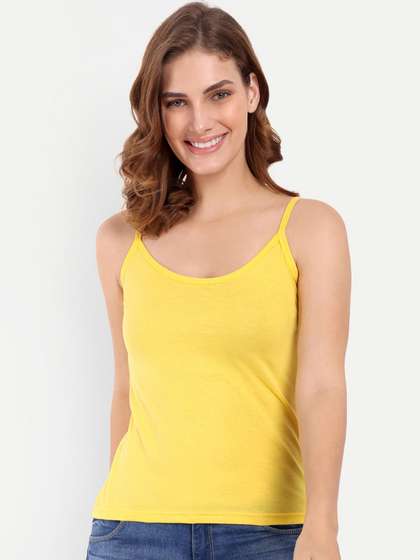 BLAZON Sleeveless
                        Pure Cotton Camisoles