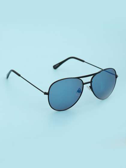 Carlton London Boys Blue
                    Lens & Black Aviator Sunglasses with UV
                    Protected Lens CLSB242