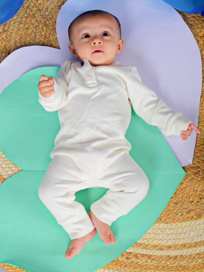 Nino Bambino Infant Boys
                    Organic Cotton Romper