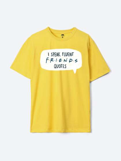 YK Warner Bros Kids Typography Printed Oversized Pure Cotton T-Shirt