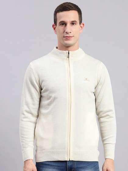 Monte Carlo Mock Collar Wool Cardigan
