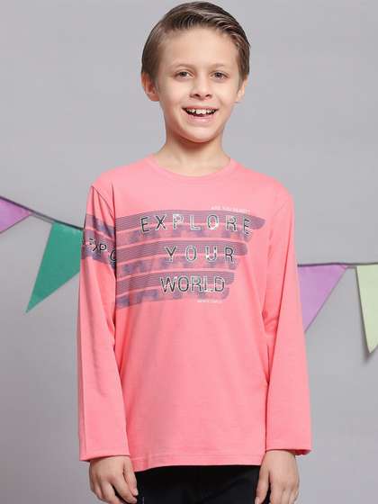 Monte Carlo Boys Typography Printed Pure Cotton T-shirt