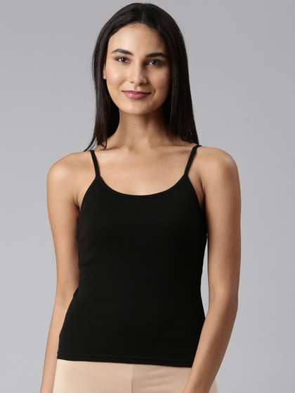 Enamor Pure Cotton
                          Non-Padded Slim-Fit Camisoles