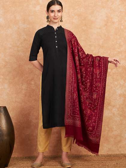 HK colours of fashion Woven Design Shawl