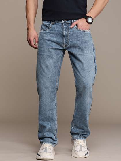 WROGN Men Mid-Rise
                          Anti Fit Heavy Fade Stretchable Jeans