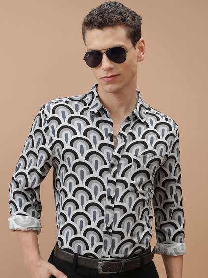 KETCH Slim Fit Opaque Casual Shirt