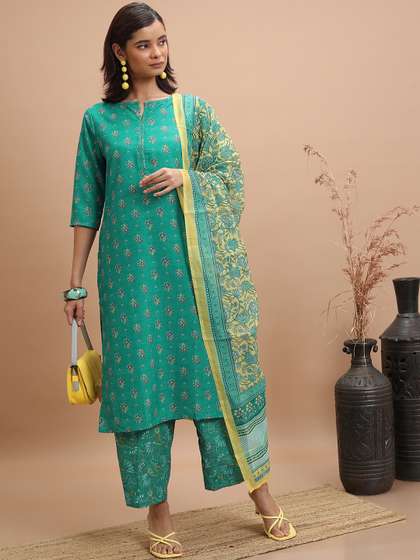 Vishudh Floral Printed Kurta Set
