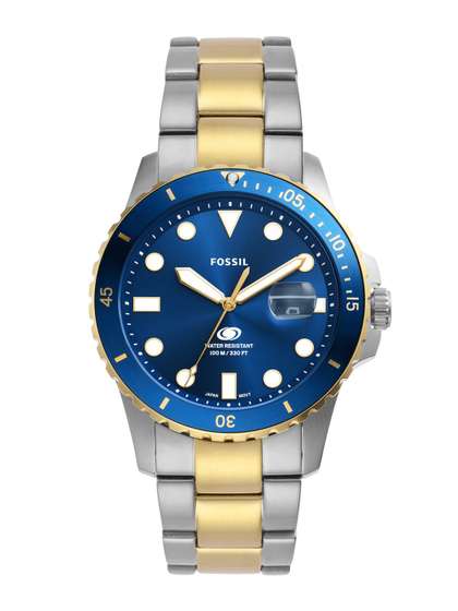 Fossil Men Stainless
                      Steel Bracelet Style Straps Analogue Watch FS6034