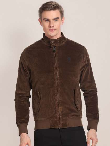 Price History of U.S. Polo Assn. Men Regular Fit Bomber Jacket with Insert Pockets from Ajio 2191 3445985