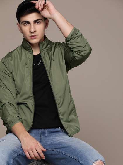 Roadster Men Solid
                          Windcheater Sporty Jacket