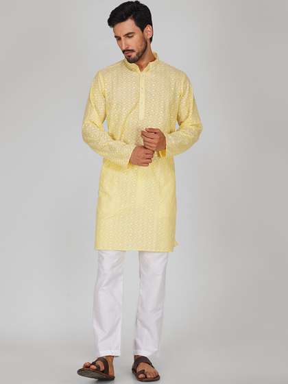 Vastraa Fusion Pure Cotton Straight Kurta
