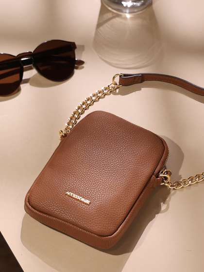Accessorize Textured
                        Structured Phone Bag