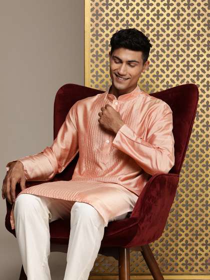 House of Pataudi Thread Work Jashn Kurta