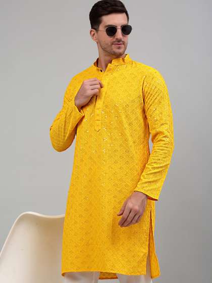 Jompers Chikankari Embroidered Kurta