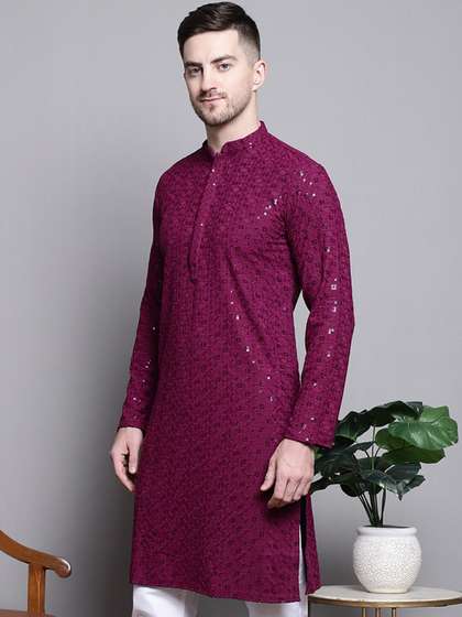 Jompers Embroidered Cotton Kurta