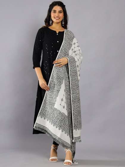 HANDICRAFT PALACE Women Woven Design Shawl