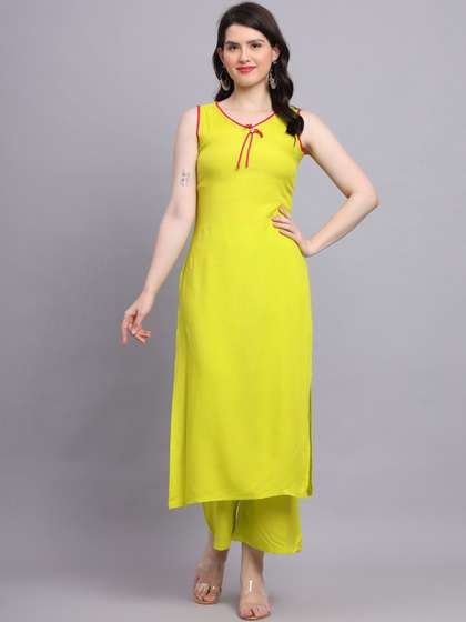 KALINI Straight Kurta with Palazzo