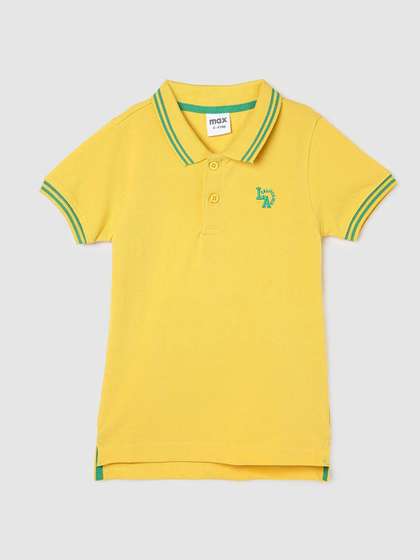 max Boys Polo Collar T-shirt