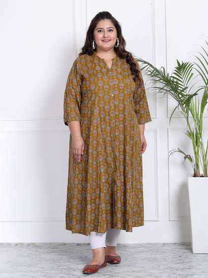 Swasti Plus Size Anarkali Kurta