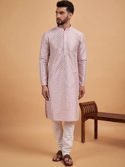 Inddus Chikankari Straight Kurta
