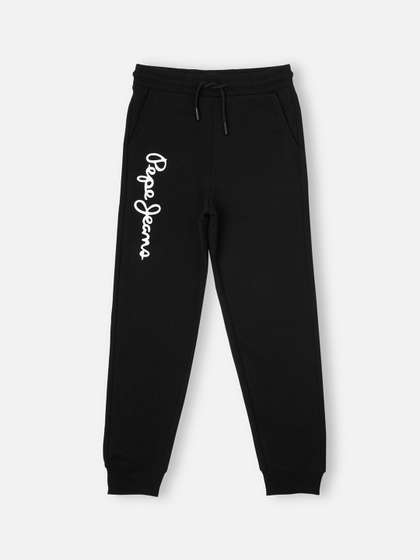 Pepe Jeans Boys
                    Typography Printed Mid-Rise Jogger