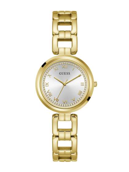 GUESS Round 32mm
                        Silver Dial Analog Women Watch - U1387L2M