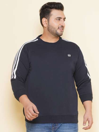 Price History of John Pride Plus Size Fleece Sweatshirt from Myntra 111 11130570