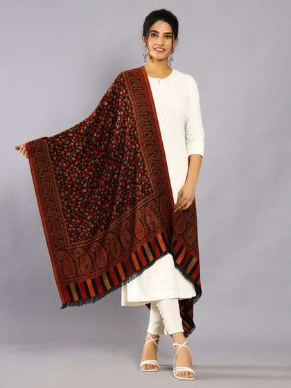 HANDICRAFT PALACE Woven Design shawl
