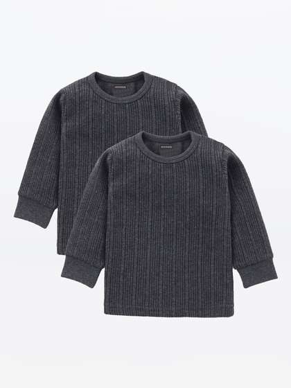 Aerowarm Infant Girks
                    Pack of 2 Striped Thermal Tops