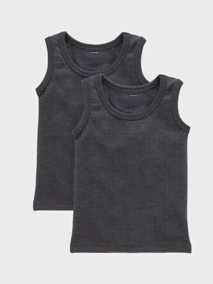 Aerowarm Infant Girks
                    Pack of 2 Striped Thermal Tops