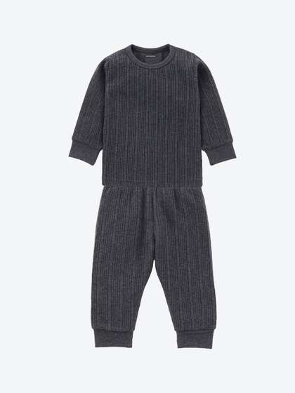 Aerowarm Infant Girls
                    Striped Thermal Set