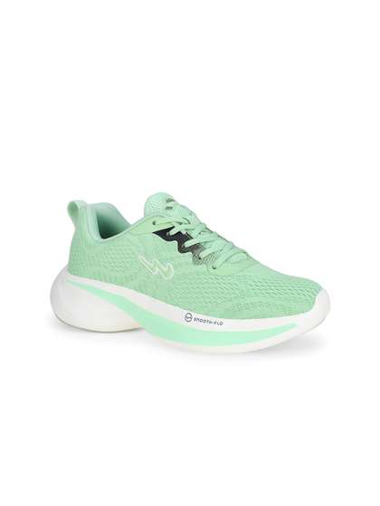 Campus Women CRISSY
                        Textured Mesh Comfort Insole Sneakers