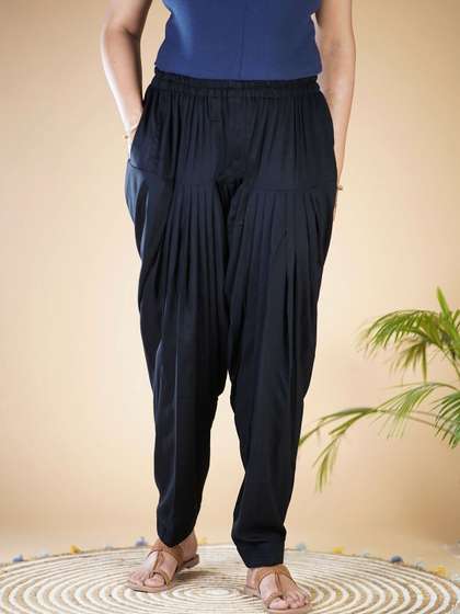 LetsDressUp
                          Gathered Loose-Fit Salwar