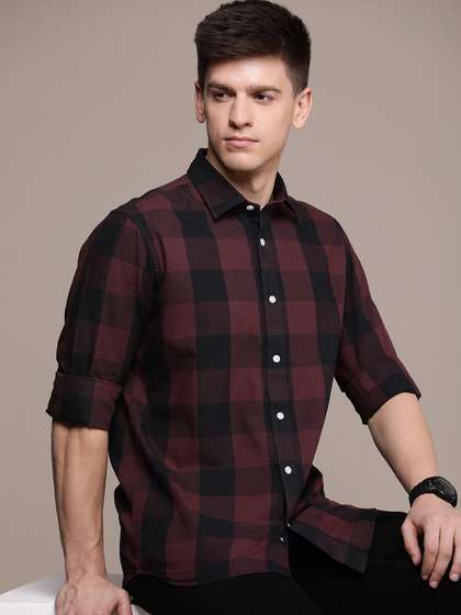 Price History of Nautica Pure Cotton Classic Fit Checked Casual