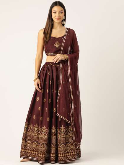 Rue Collection Printed Ready to Wear Lehenga & Blouse With Dupatta