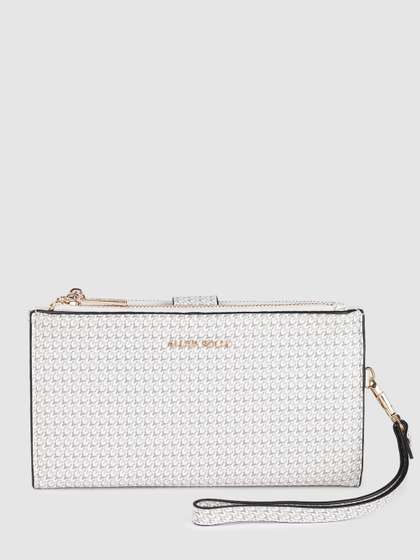 Allen Solly Women
                        Brand Logo Print Two Fold Wallet Wallet With A
                        Wrist Loop