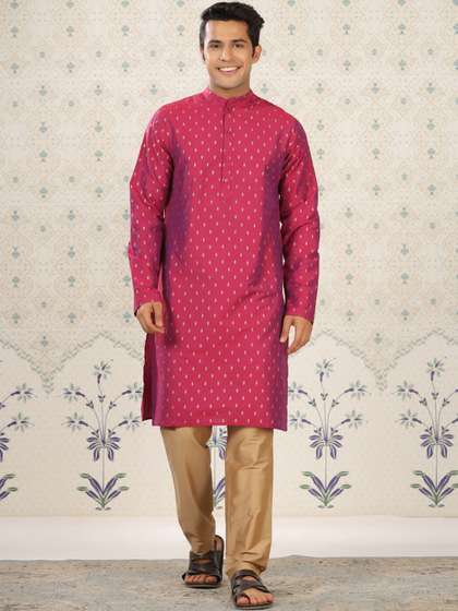 House of Pataudi Printed Straight Kurta