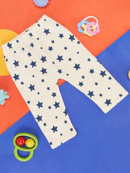 YU by Pantaloons Infant
                    Boys Geometric Printed Pure Cotton Track Pant