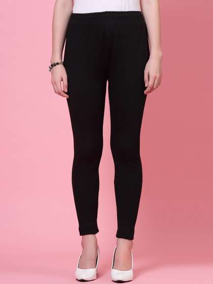 Clora Creation Solid
                        Woollen Legging