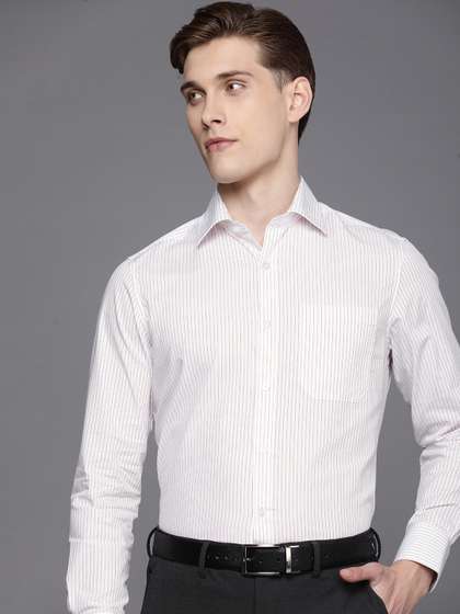 Louis Philippe Striped Formal Shirt