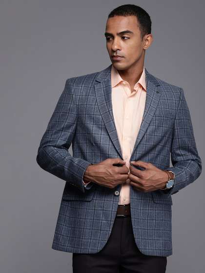 Price History of Louis Philippe Pure Wool Checked Blazers from