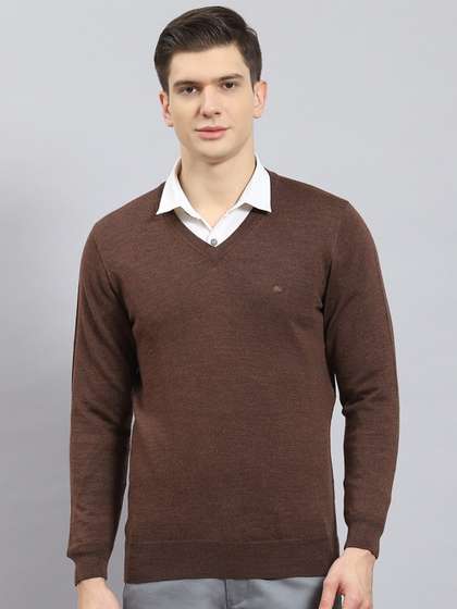 Monte Carlo V-Neck
                        Pure Woollen Pullover